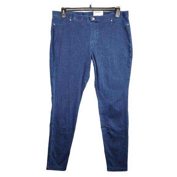 NWT HUE Blue Super Smooth Denim Legging 15154 Skinny Jegging SIZE XXL - Picture 1 of 15